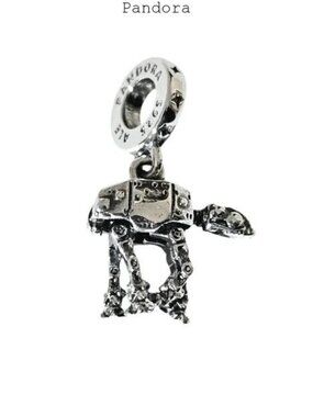 Pandora Star Wars 925 Sterling Silver At-AT Walker Robot Bracelet Pendant Charm